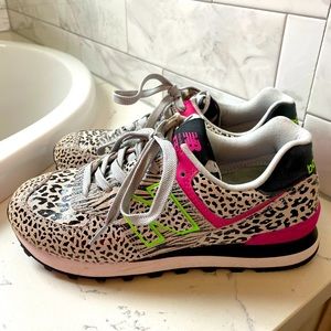 New Balance Leopard Tennis Shoes